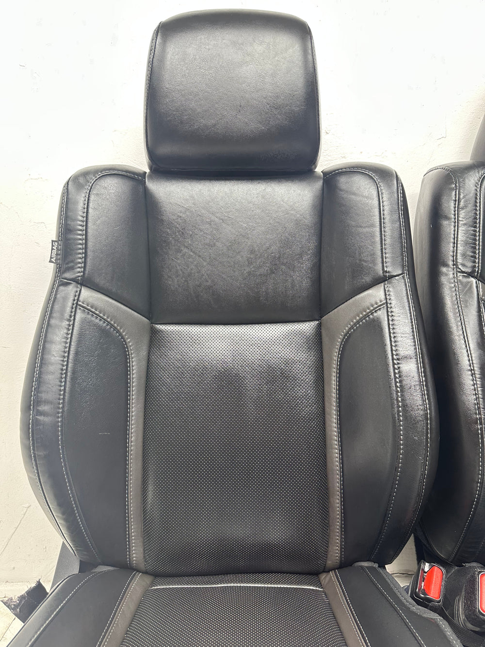 2011 - 2023 Dodge Charger SXT Front Seats, Black Leather, Heat Cool #1084 | Picture # 7 | OEM Seats