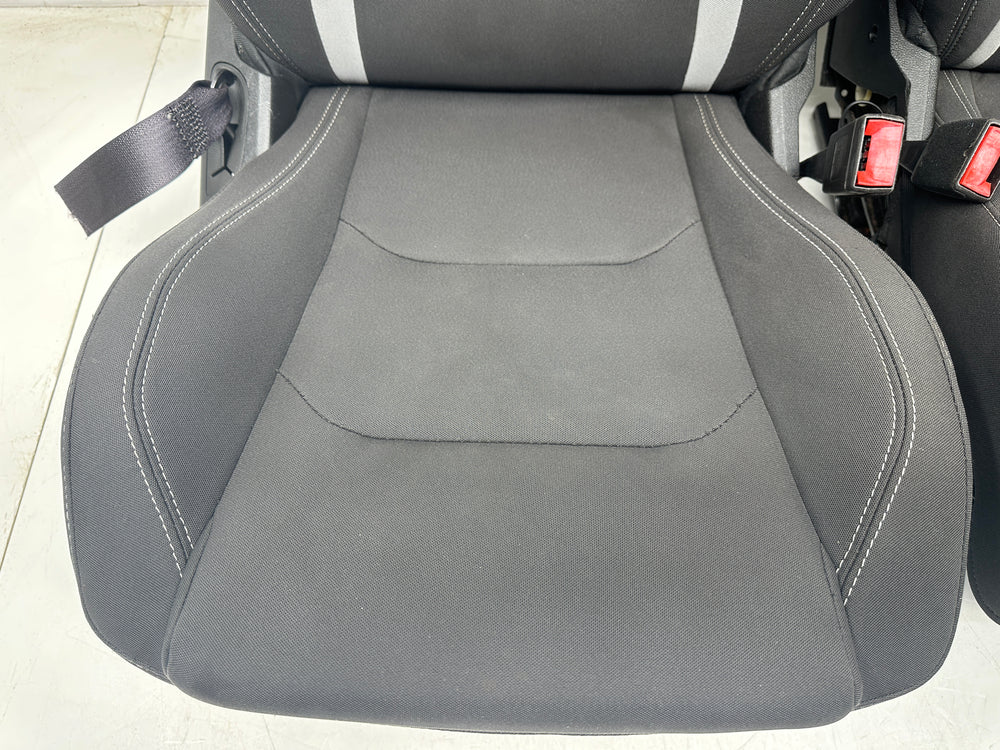 Chevy Camaro Front Seats 2016-2024, Powered Black Cloth  #1086 | Picture # 3 | OEM Seats