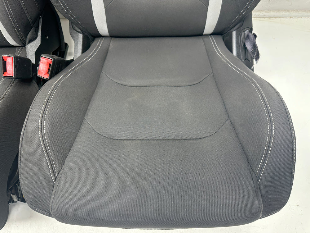 Chevy Camaro Front Seats 2016-2024, Powered Black Cloth  #1086 | Picture # 4 | OEM Seats