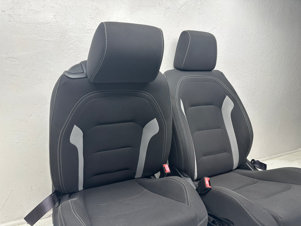 Chevy Camaro Front Seats 2016-2024, Powered Black Cloth  #1086 | Picture # 10 | OEM Seats