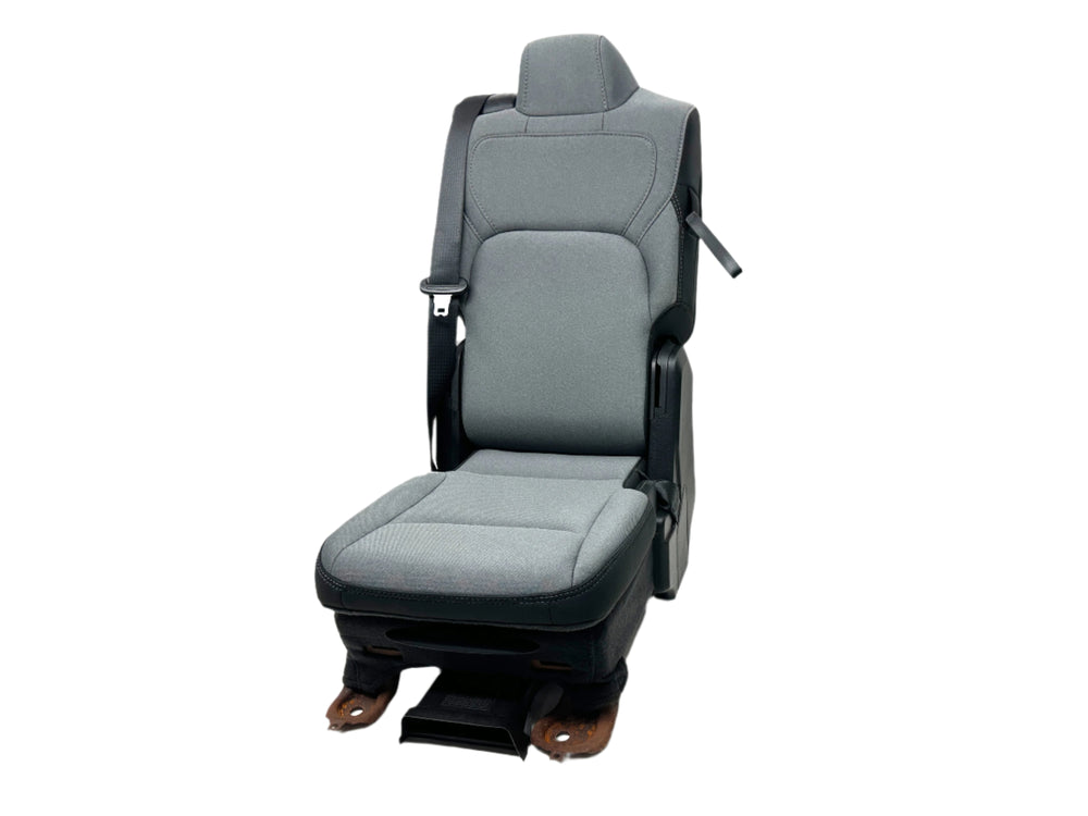 2019 - 2024 Dodge Ram 1500 Center Jump Seat, Gray Cloth w/ Storage #1087 | Picture # 1 | OEM Seats