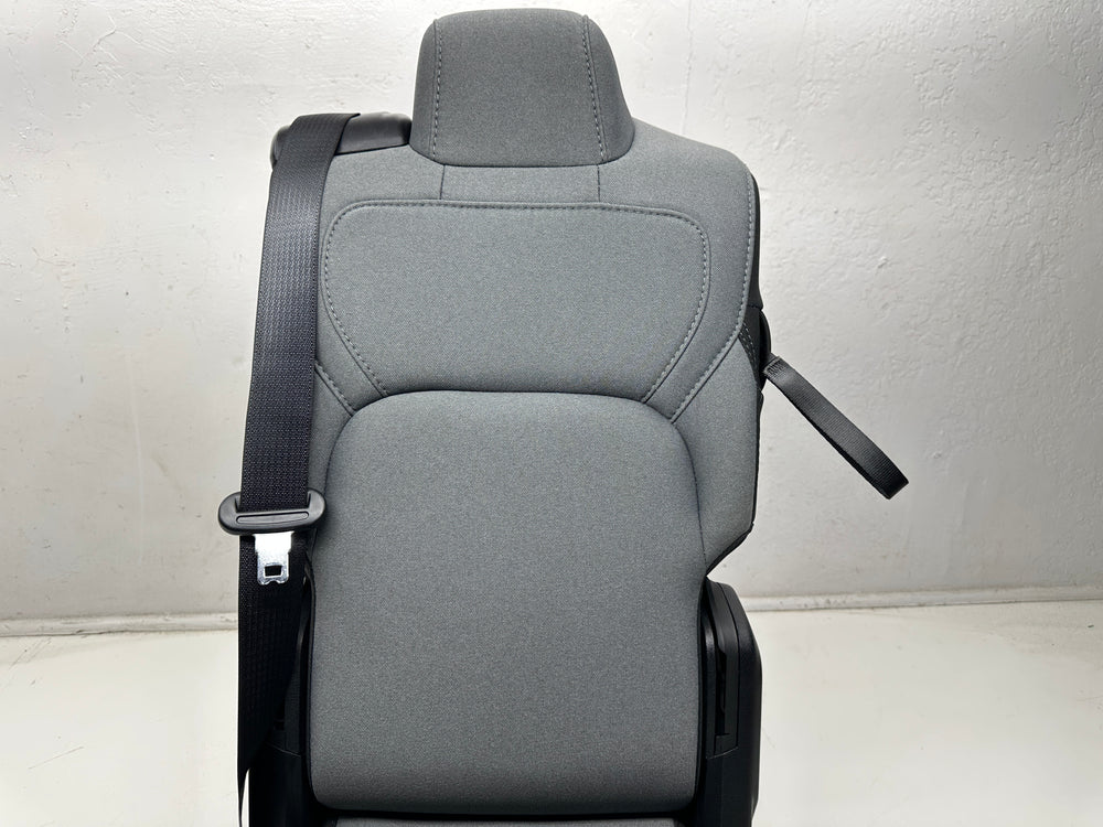 2019 - 2024 Dodge Ram 1500 Center Jump Seat, Gray Cloth w/ Storage #1087 | Picture # 7 | OEM Seats