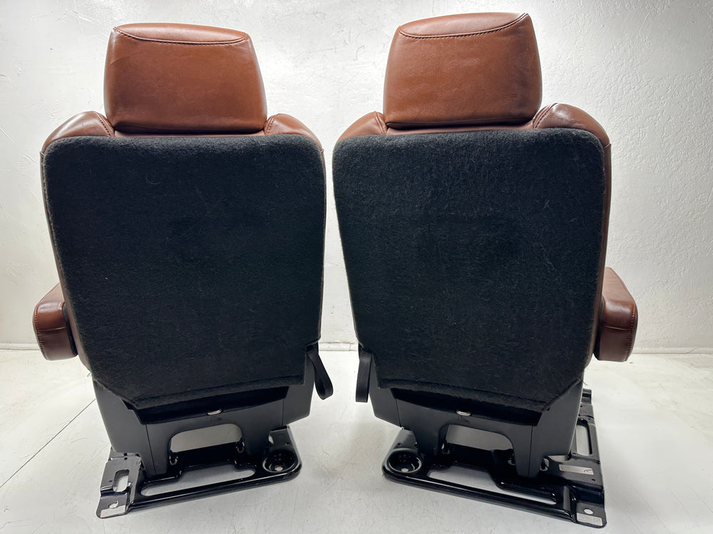 Cadillac Escalade ESV Bucket Seats, 2015 - 2020 Second Row, Brown Leather #1088 | Picture # 12 | OEM Seats