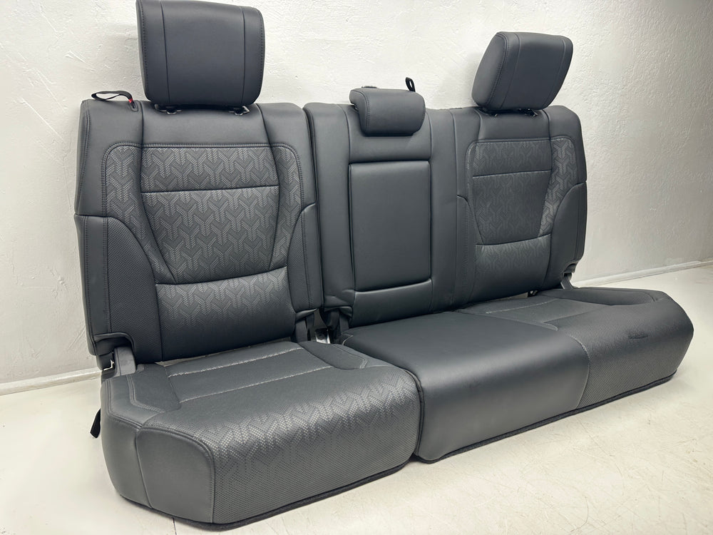 2022 - 2025 Toyota Tundra Limited Black Softex Leather Rear Seats, #1094 | Picture # 3 | OEM Seats