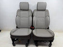 Ram Laramie Seats 2019-2026 Gray & Brown Leather Cooled & Memory, #4021 | Picture # 17 | OEM Seats