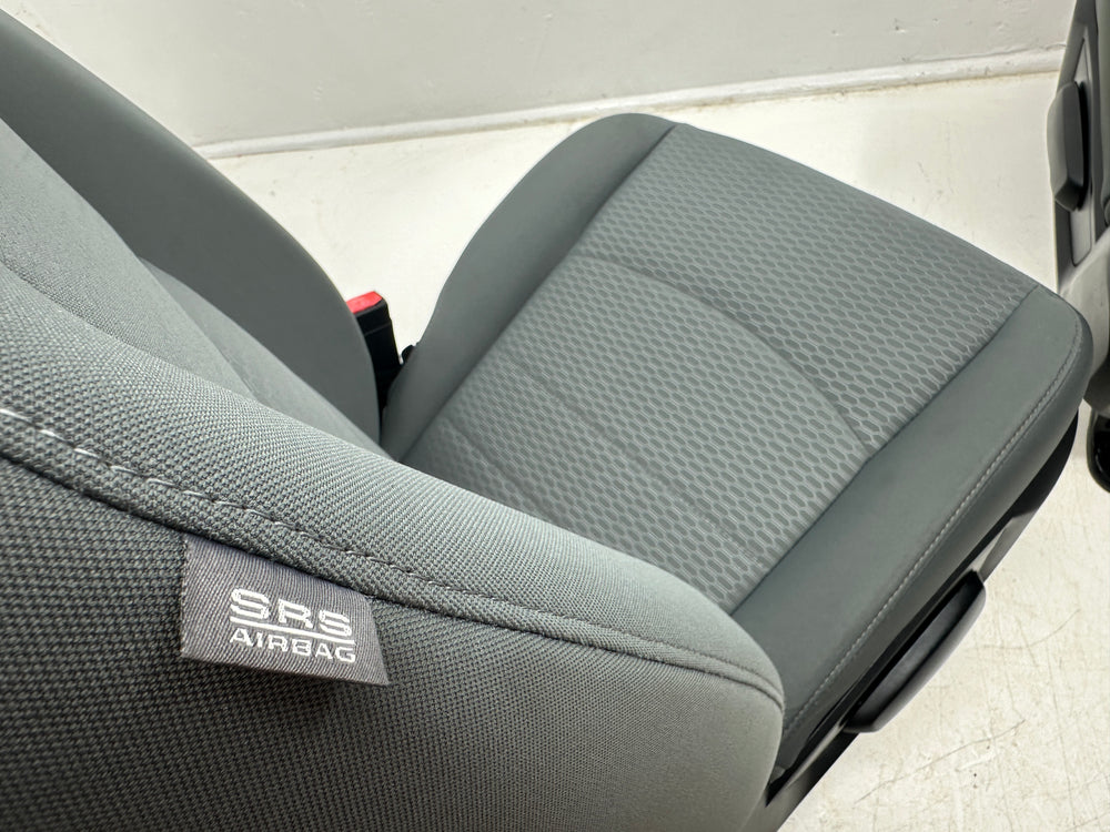 Dodge Ram Seats, Front 2009 - 2018 Gray Cloth, Manual, 4th Gen #3003 | Picture # 13 | OEM Seats