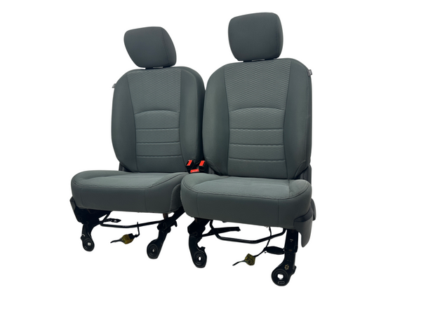 Gray Dodge Ram Seats gray  no powered tracks