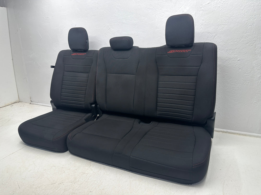 Ford F150 Rear Seats, 2015 - 2023 Black Cloth Sport Edition #3008 | Picture # 3 | OEM Seats