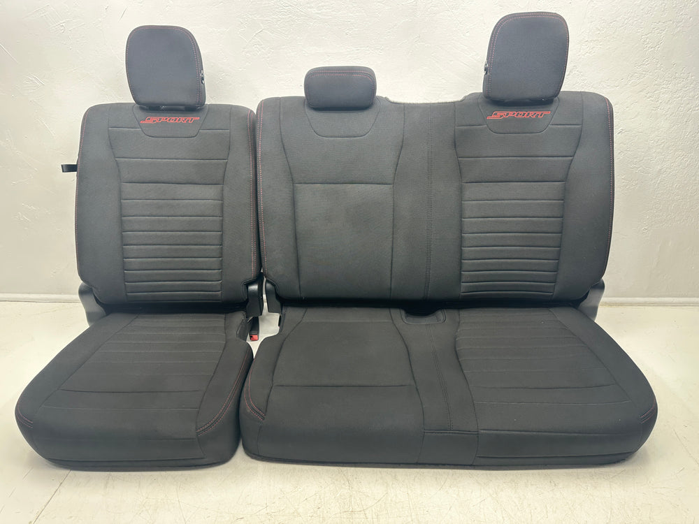 Ford F150 Rear Seats, 2015 - 2023 Black Cloth Sport Edition #3008 | Picture # 4 | OEM Seats