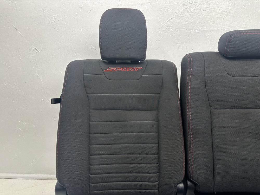 Ford F150 Rear Seats, 2015 - 2023 Black Cloth Sport Edition #3008 | Picture # 7 | OEM Seats