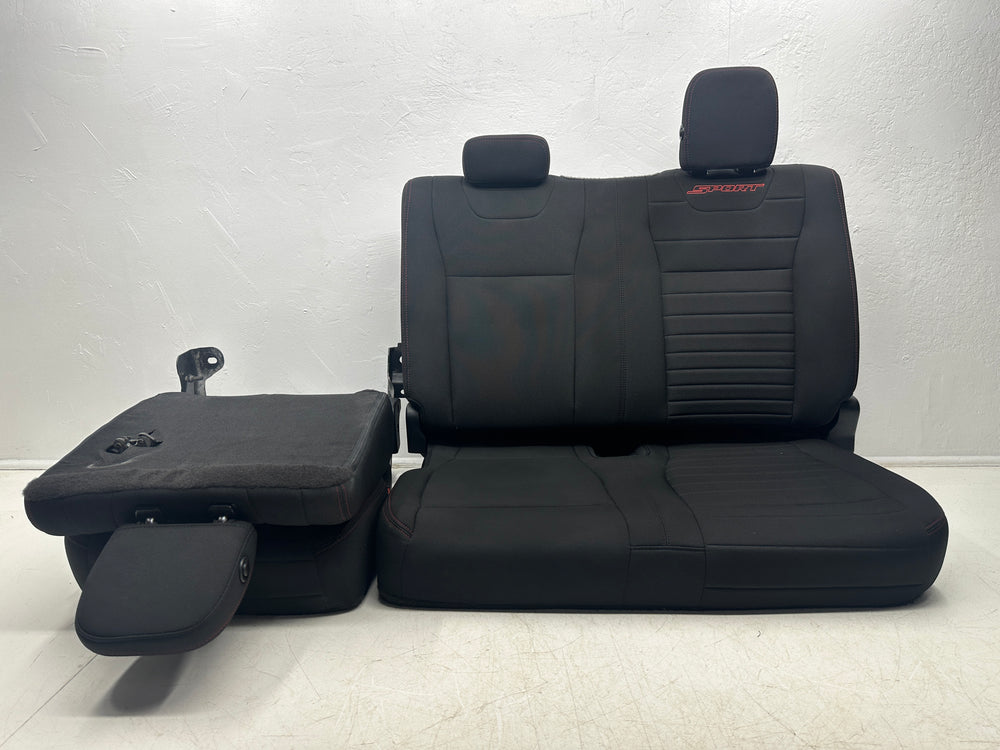 Ford F150 Rear Seats, 2015 - 2023 Black Cloth Sport Edition #3008 | Picture # 11 | OEM Seats