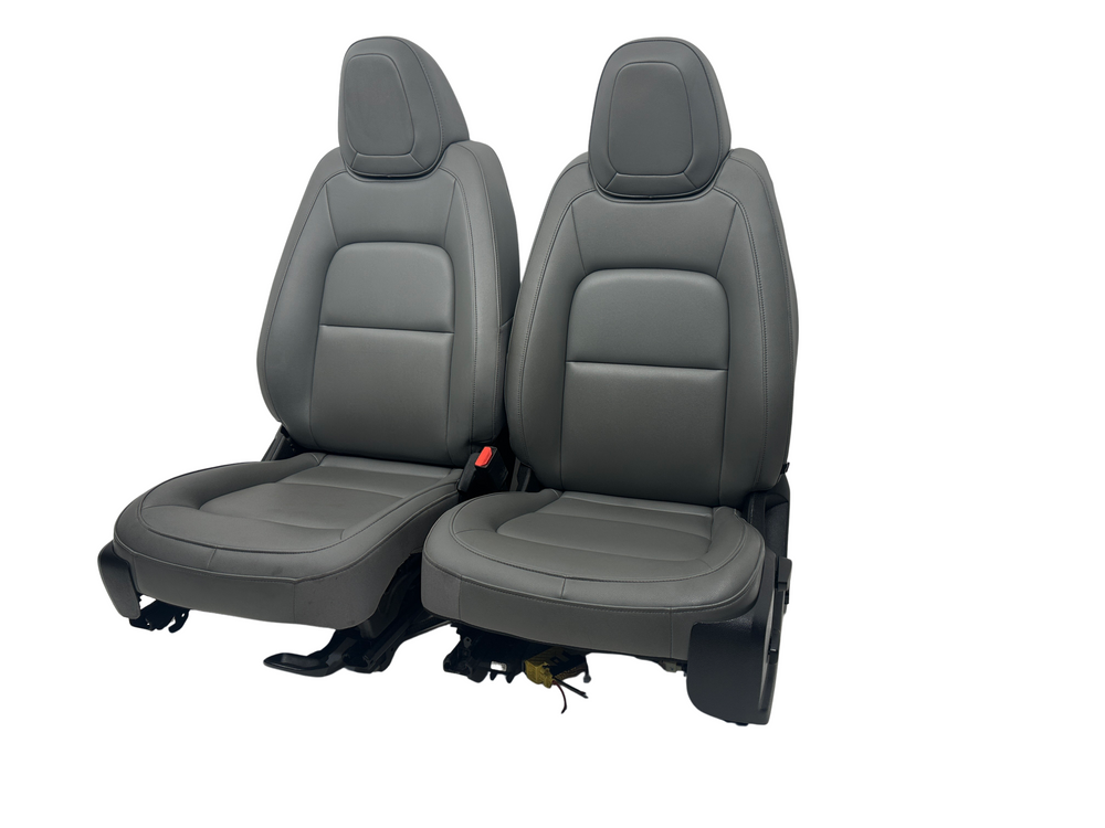 Chevy Colorado Seats, 2015-2022 Gray Leather #3009 | Picture # 1 | OEM Seats