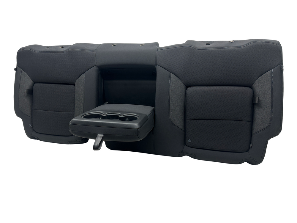 Silverado Sierra Crew Cab Rear Seat Backrest, Hidden Storage & Armrest 2019 - 2025 | Picture # 3 | OEM Seats