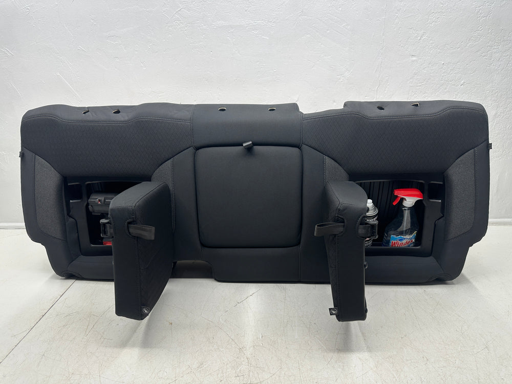 Silverado Sierra Crew Cab Rear Seat Backrest, Hidden Storage & Armrest 2019 - 2025 | Picture # 6 | OEM Seats