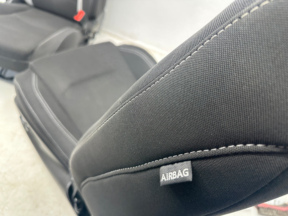 Chevy Camaro Front Seats 2016-2024, Black Cloth 1LS Powered #3012 | Picture # 9 | OEM Seats