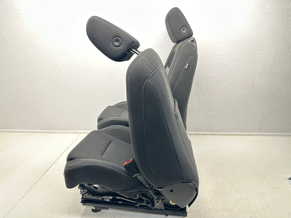 Chevy Camaro Front Seats 2016-2024, Black Cloth 1LS Powered #3012 | Picture # 10 | OEM Seats