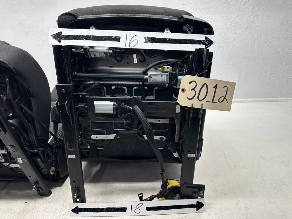 Chevy Camaro Front Seats 2016-2024, Black Cloth 1LS Powered #3012 | Picture # 16 | OEM Seats