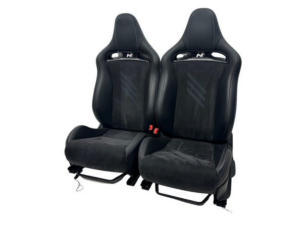 Hyundai Elantra N Sport Front Seats, Black Leather & Suede 2021-2025.