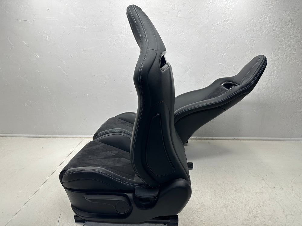 Hyundai Elantra N Seats, 2021 - 2025 Front Black Leather Suede #3014 | Picture # 12 | OEM Seats