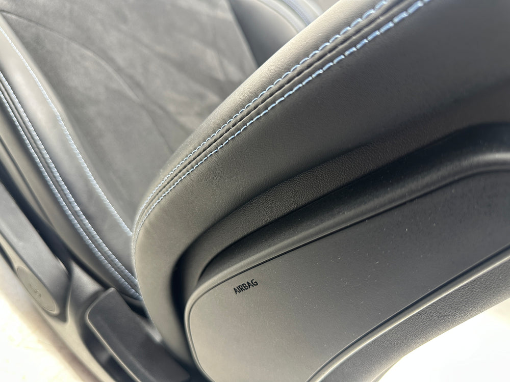 Hyundai Elantra N Seats, 2021 - 2025 Front Black Leather Suede #3014 | Picture # 13 | OEM Seats