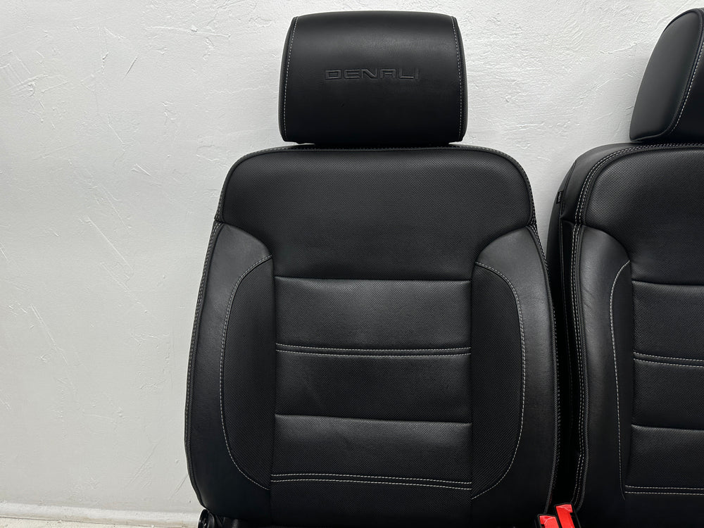 2014 - 2019 Sierra Denali Seats, Black Leather, Heated & Cooled #3015 | Picture # 5 | OEM Seats