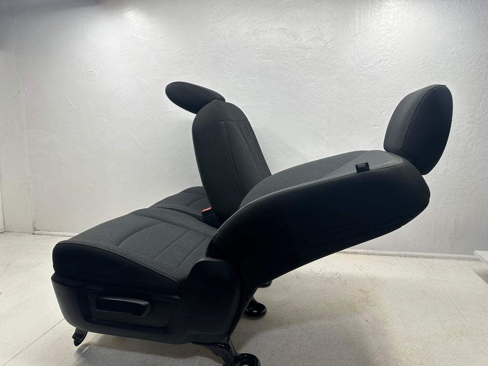 Ram 2500 3500 4500 HD Seats, 2021-2025 New Pattern Black Cloth, Manual #3019 | Picture # 9 | OEM Seats