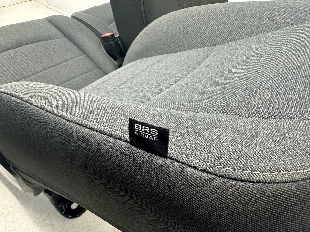 Ram 2500 3500 4500 HD Seats, 2021-2025 New Pattern Black Cloth, Manual #3019 | Picture # 10 | OEM Seats