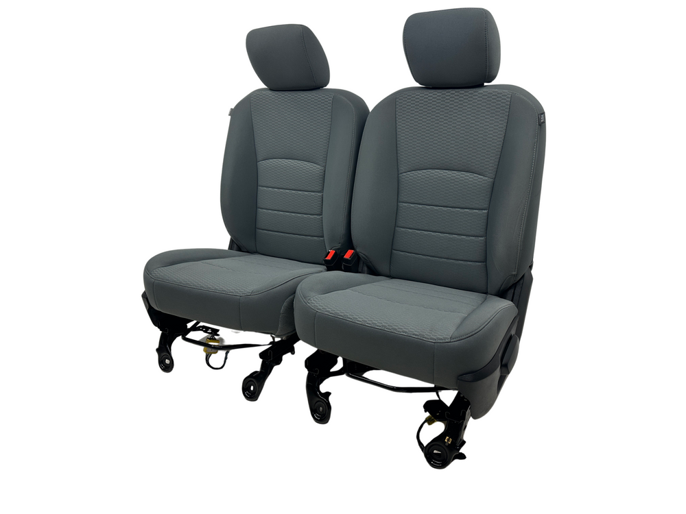 Ram Replacement Seats 2009 - 2021, Gray Cloth, Manual 4th Gen and Classic #3020 | Picture # 1 | OEM Seats