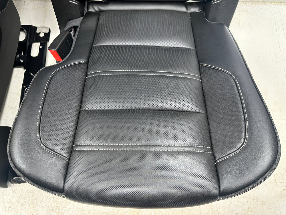 GMC Yukon XL 2nd Row Bucket Seats, 2015-2020 Black Leather #3021 | Picture # 5 | OEM Seats