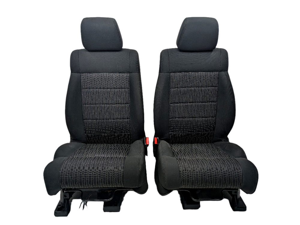 2013 - 2018 Jeep Wrangler Seats, Black Cloth, 2 Door JK w/ Easy Access #1349 | Picture # 3 | OEM Seats
