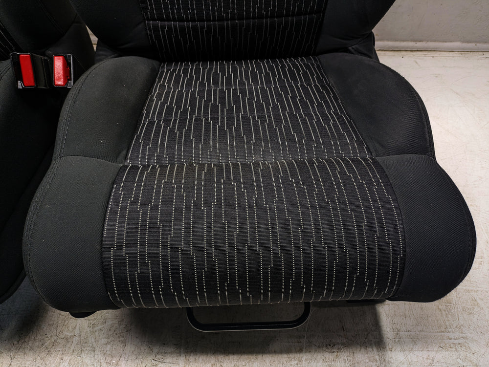 2013 - 2018 Jeep Wrangler Seats, Black Cloth, 2 Door JK w/ Easy Access #1349 | Picture # 5 | OEM Seats