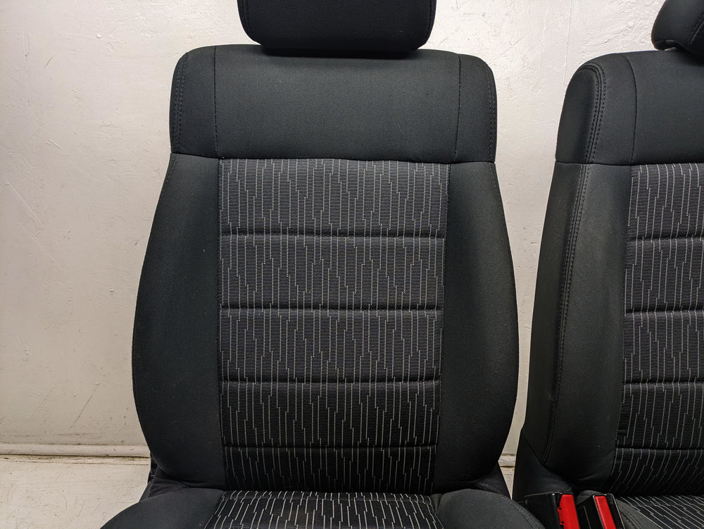 2013 - 2018 Jeep Wrangler Seats, Black Cloth, 2 Door JK w/ Easy Access #1349 | Picture # 6 | OEM Seats