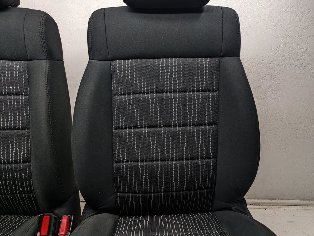2013 - 2018 Jeep Wrangler Seats, Black Cloth, 2 Door JK w/ Easy Access #1349 | Picture # 7 | OEM Seats