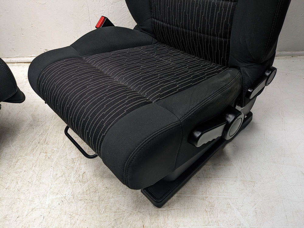2013 - 2018 Jeep Wrangler Seats, Black Cloth, 2 Door JK w/ Easy Access #1349 | Picture # 9 | OEM Seats