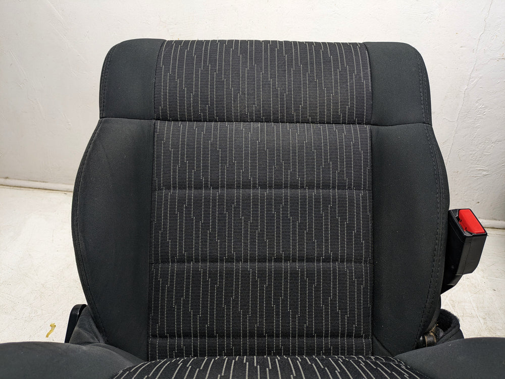 2013 - 2018 Jeep Wrangler Seats, Black Cloth, 2 Door JK w/ Easy Access #1349 | Picture # 12 | OEM Seats