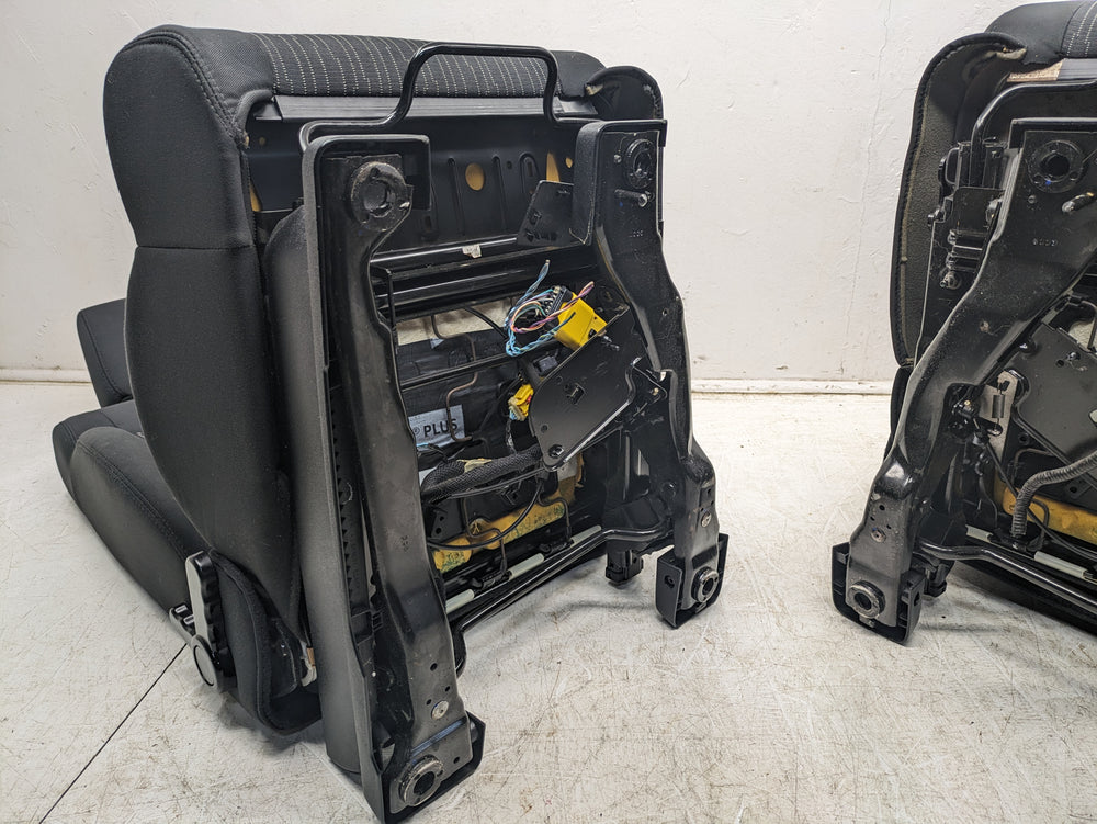 2013 - 2018 Jeep Wrangler Seats, Black Cloth, 2 Door JK w/ Easy Access #1349 | Picture # 16 | OEM Seats