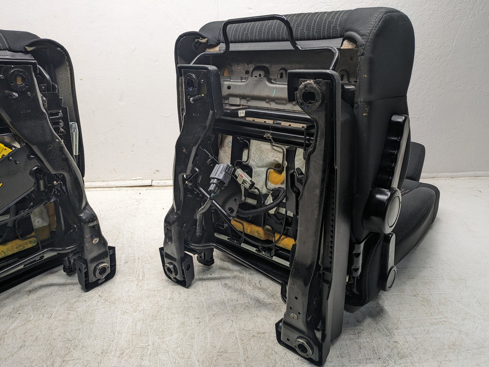 2013 - 2018 Jeep Wrangler Seats, Black Cloth, 2 Door JK w/ Easy Access #1349 | Picture # 18 | OEM Seats