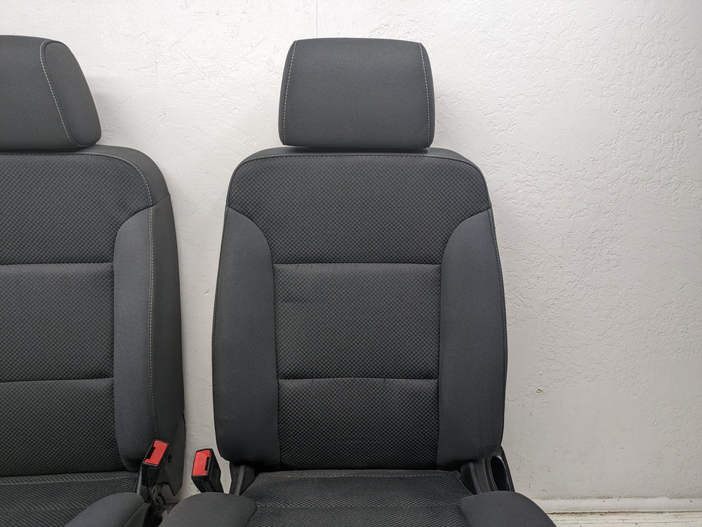 2014 - 2019 GMC Sierra Chevy Silverado Seats, Black Cloth, Powered Driver #1348 | Picture # 5 | OEM Seats