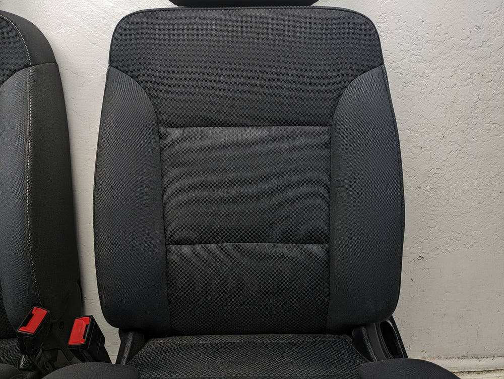2014 - 2019 GMC Sierra Chevy Silverado Seats, Black Cloth, Powered Driver #1348 | Picture # 9 | OEM Seats