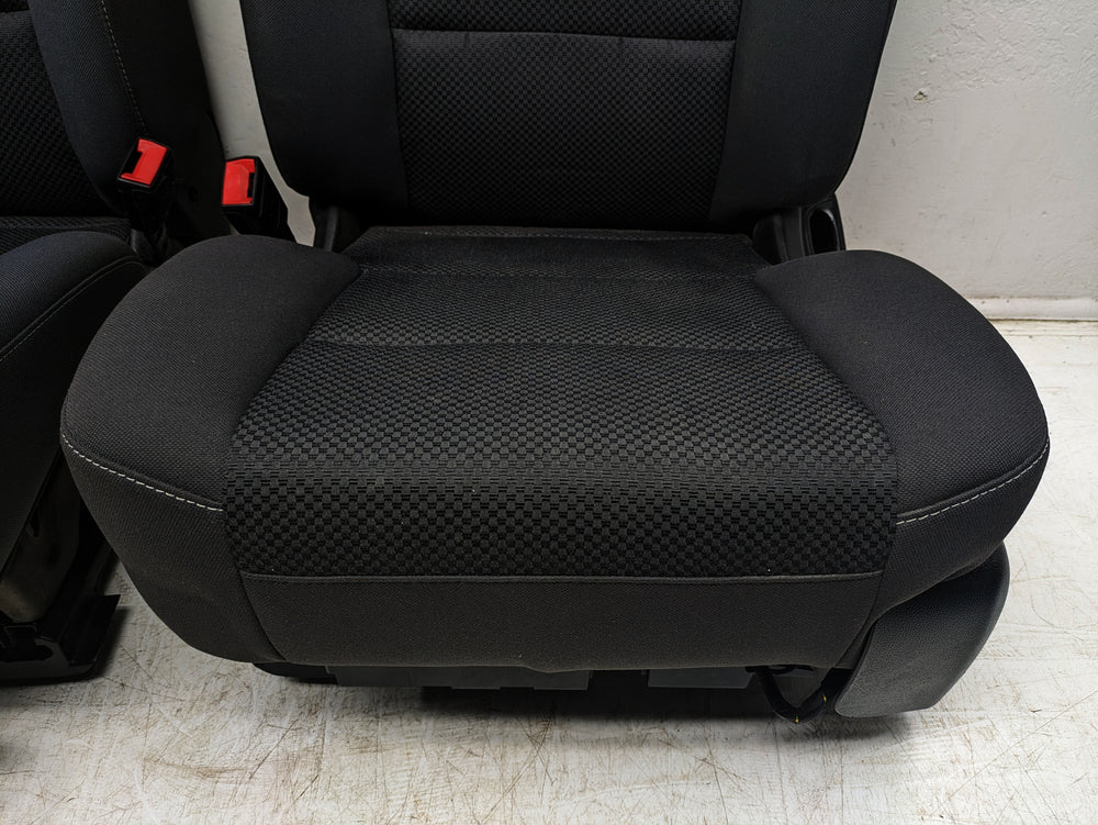 2014 - 2019 GMC Sierra Chevy Silverado Seats, Black Cloth, Powered Driver #1348 | Picture # 11 | OEM Seats