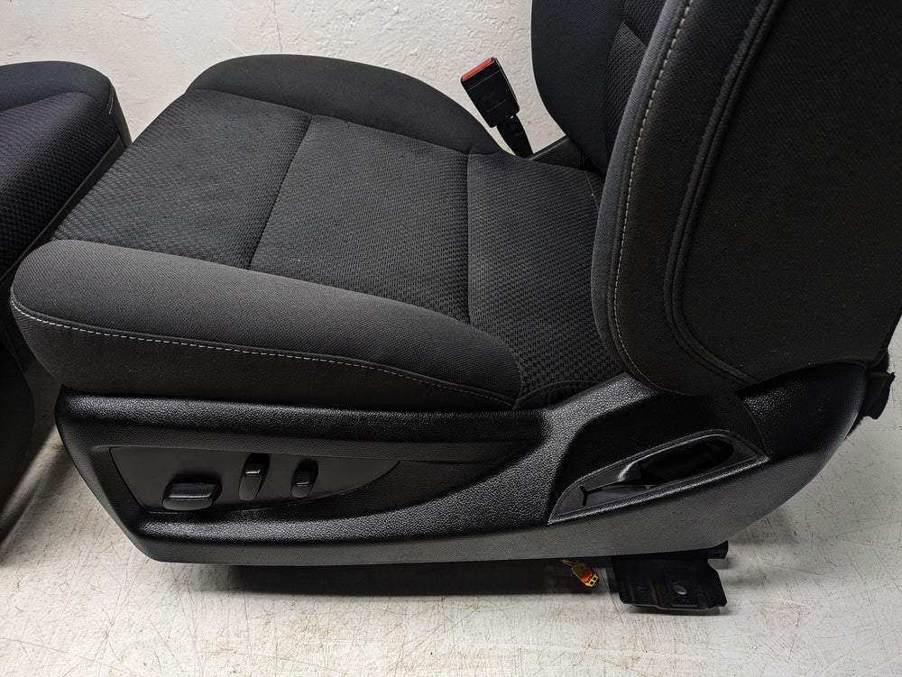 2014 - 2019 GMC Sierra Chevy Silverado Seats, Black Cloth, Powered Driver #1348 | Picture # 13 | OEM Seats