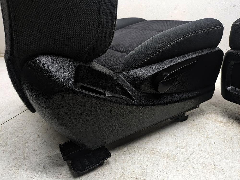 2014 - 2019 GMC Sierra Chevy Silverado Seats, Black Cloth, Powered Driver #1348 | Picture # 16 | OEM Seats