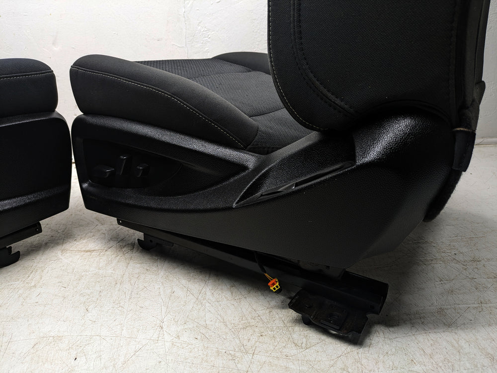 2014 - 2019 GMC Sierra Chevy Silverado Seats, Black Cloth, Powered Driver #1348 | Picture # 17 | OEM Seats