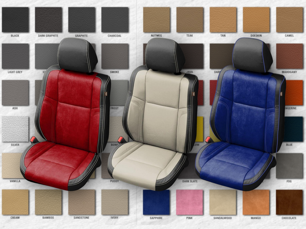 Dodge Charger Custom Seats - Leather or Suede 