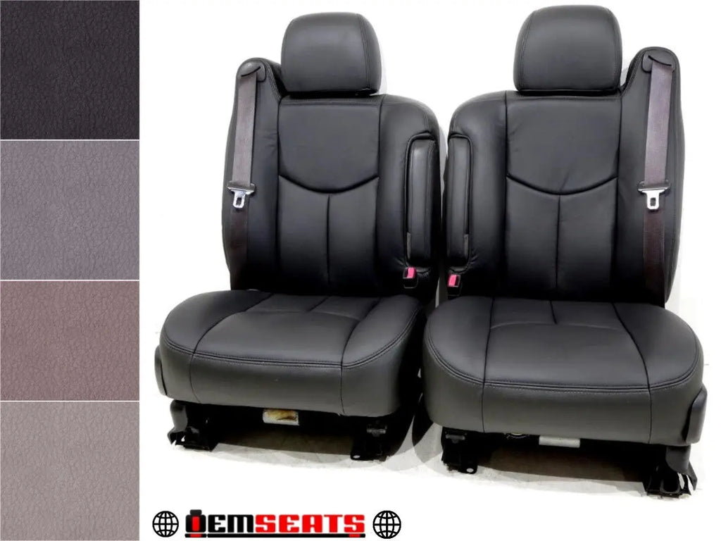 NewYall Grey Leather Driver Side Bottom Seat Cover