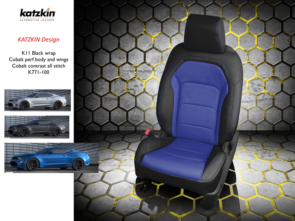 Custom Camaro Seats Chevy 6th Gen, Coupe or Convertible, 2016 - 2024 | Picture # 17 | OEM Seats