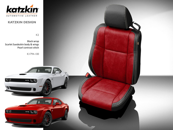 Dodge Challenger Custom Leather & Suede Seats