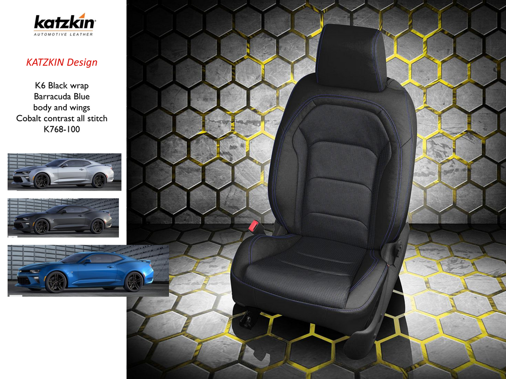 Custom Camaro Seats Chevy 6th Gen, Coupe or Convertible, 2016 - 2024 | Picture # 12 | OEM Seats