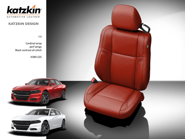 Dodge Charger custom leather seats