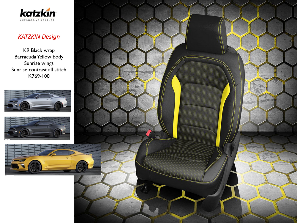 Custom Camaro Seats Chevy 6th Gen, Coupe or Convertible, 2016 - 2024 | Picture # 15 | OEM Seats